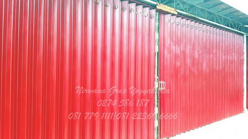 Langkah langkah Memasang Pintu  Folding  Gate  Nirwana 