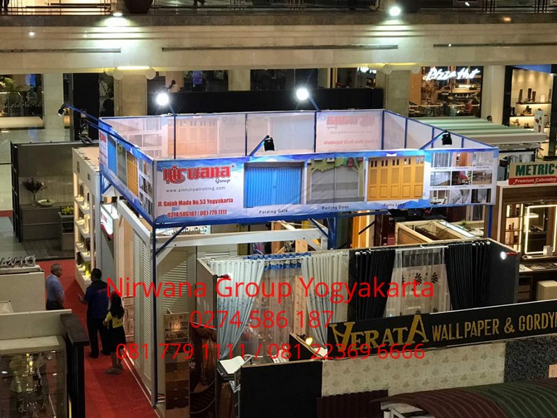 Pameran Amplaz Ambarukmo Plaza Pintu  Folding Gate 