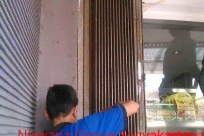 service pintu folding gate Jogja Solo Semarang