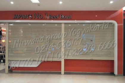 rolling door full perforated yoshinoya