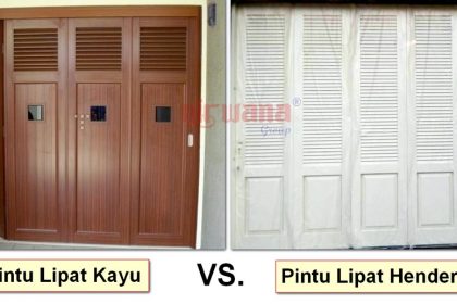 pintu lipat kayu vs pintu lipat henderson