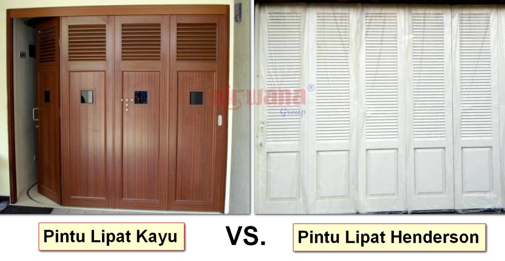  Pintu  Lipat  Kayu vs Pintu  Lipat  Henderson  Nirwana Group 