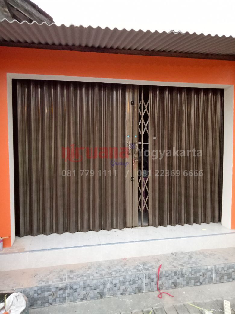 Pemasangan Pintu  Folding Gate Jakartaan di Gedongkiwo 