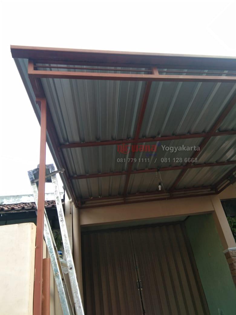Proyek Pemasangan Canopy Galvalum di Jl Rasamala Gejayan 