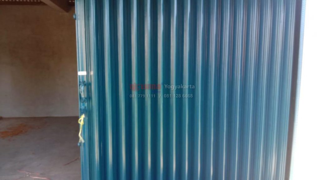 Pemasangan Pintu  Folding Gate Premium 0 4mm di Dahromo1 