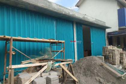 Pemasangan Pintu Harmonika Rasional C di Jl Pramuka Yogyakarta
