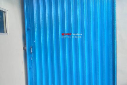 Pemasangan Folding Gate Standart 0,5mm di Jl Jambon