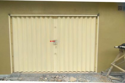 Pemasangan Folding Gate Standart 0,5mm di Jl Abimanyu Wirobrajan