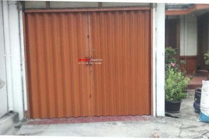 Pemasangan Folding Gate Standart 0,5mm di Jl Brigjen Katamso Gondomanan