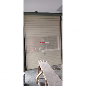 Rolling Door One Sheet 70cm Perforated Terbaik di Bank Mandiri Jl Kaliurang