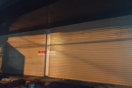 Pemasangan Rolling Door Electric Polos 1mm dan 1,2mm di Jl C Simanjuntak Yogyakarta