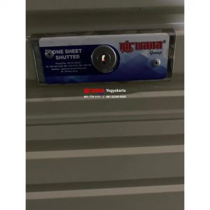 Pemasangan Rolling Door One Sheet Polos Terbaik di Pasar Demangan Yogyakarta
