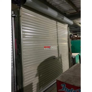 Pemasangan Rolling Door One Sheet Polos Terbaik di Pasar Demangan Yogyakarta