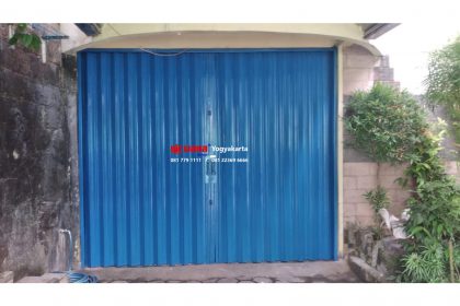 Pemasangan Folding Gate Standart 0,8mm di Malangan Giwangan Umbulharjo Yogyakarta
