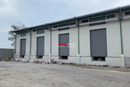 Pemasangan 9 Unit Rolling Door Electric Polos 1,2mm di Cimory Plant Pasuruan Jawa Timur