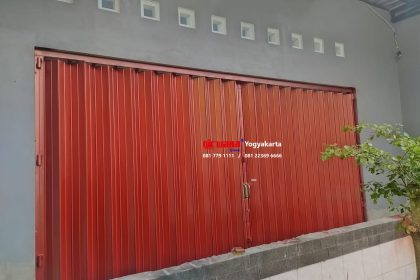 Pemasangan Pintu Harmonika Rasional C di Waru Sukoharjo, Jawa Tengah