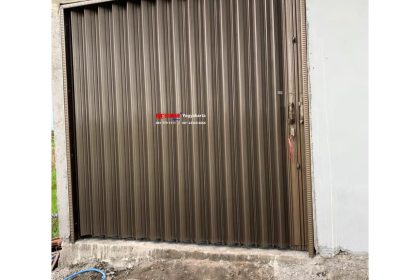 Pemasangan Folding Gate Premium 0,5mm Tlogowono Tegaltirto, Berbah, Sleman, Yogyakarta