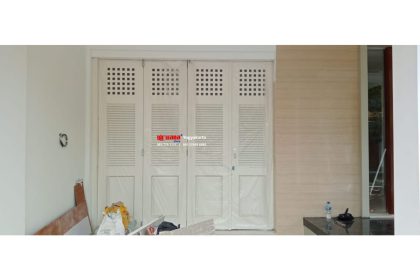 Pemasangan Pintu Sliding Premium Ekonomis 1,2mm Perum Vasana Residen Condongcatur Depok Sleman Yogyakarta