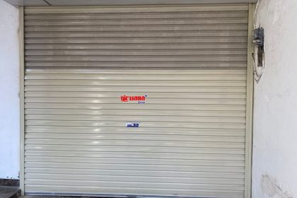 Pemasangan Rolling Door One Sheet 70cm Perforated di Jl Taman Griya Indah Sumberan Ngestiharjo Kasihan Bantul