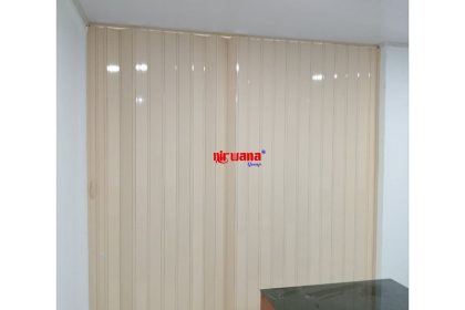 Pemasangan Folding Door PVC di Badan Kesatuan Bangsa dan Politik, Gunungketur Pakualaman Yogyakarta