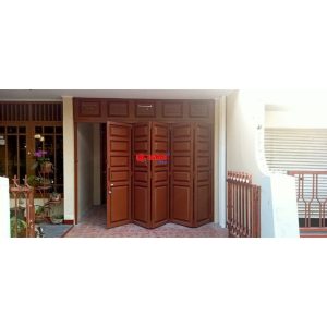 Pemasangan Pintu Lipat Standart 1,6mm di Jl Lempongsari Raya Utara, Yogyakarta.