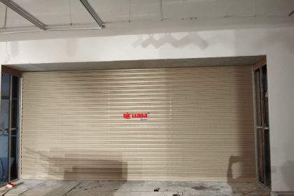 Pemasangan Rolling Door Electric Full Perforated 1,2mm di KKV Jogja City Mall