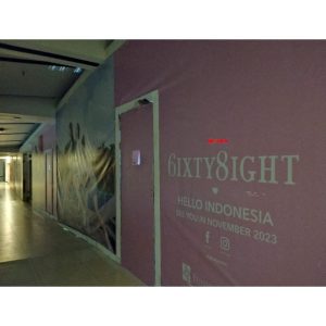 Pemasangan Rolling Door Electric Full Perforated 0,8mm di Sixty8ight Pakuwon Mall Surabaya