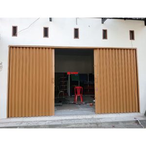 Pemasangan Folding Gate Standart 0,8mm di Jl Imogori Barat Sewon Bantul Yogyakarta.