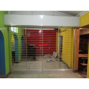 Pemasangan Rolling Grille Stainless di Pojung Laweyan Solo Jawa Tengah.