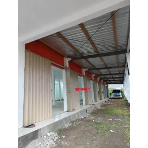 Pemasangan Pintu Harmonika Rasional C di Kedu Temanggung Jawa Tengah.