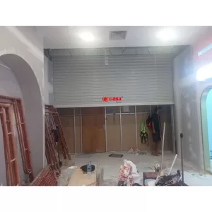 Pemasangan Rolling Door Electric Full Perforated 0,8mm di SelfieTime Pakuwon Mall Yogyakarta.