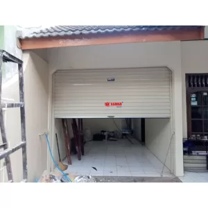 Pemasangan Rolling Door One Sheet Polos di Sorosutan Wirosaban, Yogyakarta. 