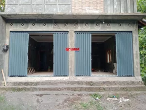Pemasangan Pintu Harmonika Rasional C di Sembungan Bangunjiwo Kasihan Bantul, Yogyakarta.