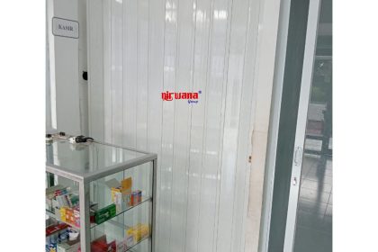 Proyek Pemasangan Folding Door PVC di Maguwoharjo Sleman Yogyakarta.