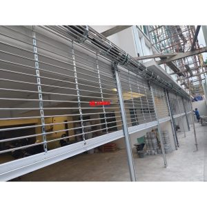 Pemasangan Rolling Grille Stainless di Gedung HIK Solo Jawa Tengah.