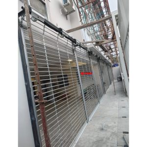 Pemasangan Rolling Grille Stainless di Gedung HIK Solo Jawa Tengah.