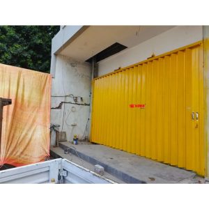 Pemasangan Pintu Harmonika Premium Piano Striplat 17cm di Lemahputro, Sidoarjo, Jawa Timur