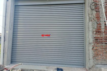 Pemasangan Rolling Door Electric Polos 0,8mm di Trihanggo Gamping Sleman