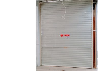 Rolling Door One Sheet Full Perforated Telkomsel Semarang Jawa Tengah