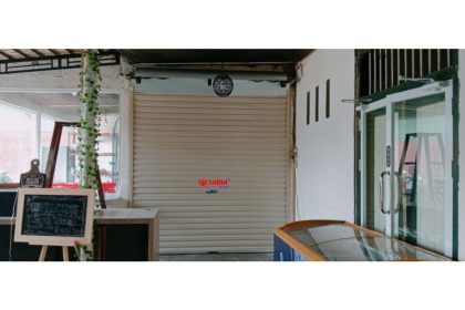 Pemasangan Rolling Door One Sheet Polos di Cokrodiningratan Jetis, Yogyakarta