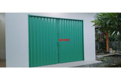 Pemasangan Folding Gate Standart 0,8mm di Dongkelan Bantul Yogyakarta