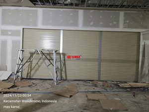 Rolling Door Jenis One Sheet ini merupakan product Unggulan dari Nirwana Group, Product ini paling banyak di minati oleh kalangan masyarakat.