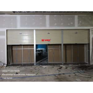 Rolling Door Jenis One Sheet ini merupakan product Unggulan dari Nirwana Group, Product ini paling banyak di minati oleh kalangan masyarakat.