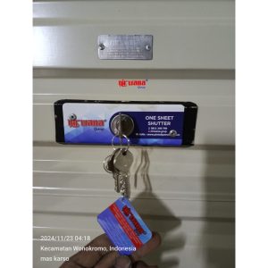 Rolling Door Jenis One Sheet ini merupakan product Unggulan dari Nirwana Group, Product ini paling banyak di minati oleh kalangan masyarakat.
