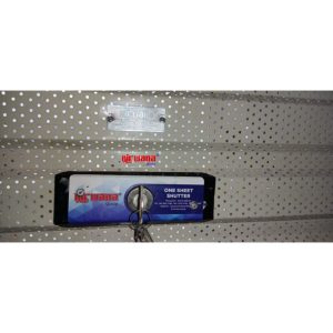 Pemasangan Rolling Door One Sheet Full Perforated di IBox Lippo Plaza Jogja