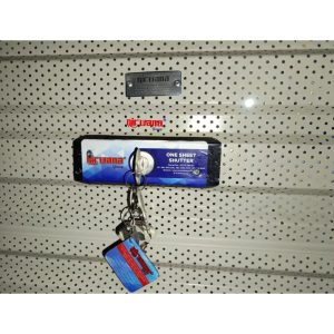 Pemasangan Rolling Door One Sheet Full Perforated di Samsung DP Mall Semarang
