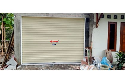 Pemasangan Rolling Door One Sheet Polos di Srandakan Bantul