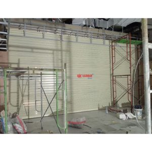 Pemasangan Rolling Door Electric Full Perforated 1,2mm di Assisc Paragon Mall Solo