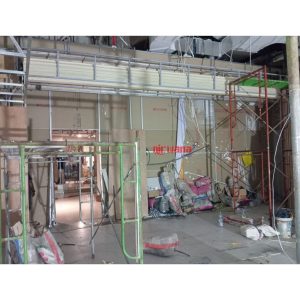 Pemasangan Rolling Door Electric Full Perforated 1,2mm di Assisc Paragon Mall Solo