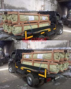 Pengiriman Rolling Door One Sheet 30cm Perforated ke Maluku Ambon 
